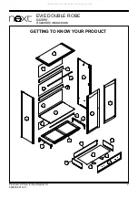 Preview for 3 page of Next Evie Double Robe 642690 Assembly Instructions Manual