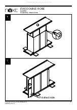 Preview for 9 page of Next Evie Double Robe 642690 Assembly Instructions Manual