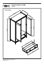 Preview for 19 page of Next Evie Double Robe 642690 Assembly Instructions Manual