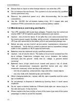 Preview for 10 page of Next EXB II RT2U 36VDC Installation And User Manual