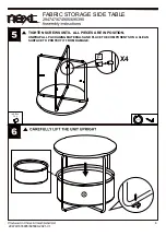 Preview for 7 page of Next FABRIC 294747 Assembly Instructions Manual