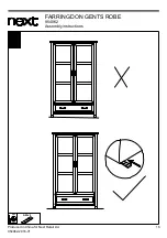 Предварительный просмотр 18 страницы Next FARRINGDON GENTS ROBE Assembly Instructions Manual