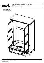 Предварительный просмотр 20 страницы Next FARRINGDON GENTS ROBE Assembly Instructions Manual