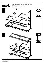 Preview for 10 page of Next FARRINGDON TRIPLE ROBE 973750 Assembly Instructions Manual