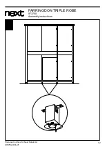 Preview for 14 page of Next FARRINGDON TRIPLE ROBE 973750 Assembly Instructions Manual