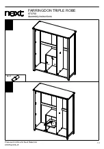 Preview for 15 page of Next FARRINGDON TRIPLE ROBE 973750 Assembly Instructions Manual