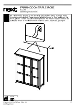 Preview for 19 page of Next FARRINGDON TRIPLE ROBE 973750 Assembly Instructions Manual