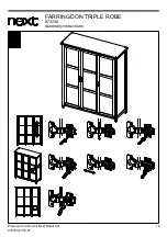 Preview for 20 page of Next FARRINGDON TRIPLE ROBE 973750 Assembly Instructions Manual