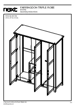 Preview for 22 page of Next FARRINGDON TRIPLE ROBE 973750 Assembly Instructions Manual