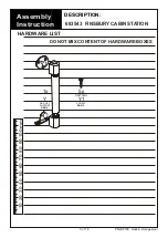 Предварительный просмотр 5 страницы Next FINSBURY CABIN STATION 683543 Assembly Instructions Manual