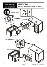 Предварительный просмотр 12 страницы Next FINSBURY CABIN STATION 683543 Assembly Instructions Manual