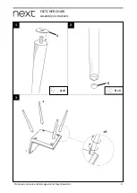 Preview for 5 page of Next FLETCHER 319924 Assembly Instructions Manual