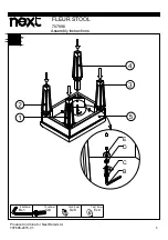 Предварительный просмотр 8 страницы Next FLEUR STOOL Assembly Instructions Manual