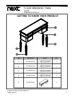 Preview for 3 page of Next FLEUR Assembly Instructions Manual