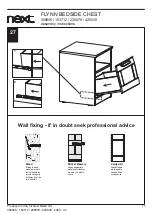 Предварительный просмотр 18 страницы Next FLYNN 153712 Assembly Instructions Manual