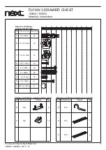 Предварительный просмотр 4 страницы Next FLYNN 192084 Assembly Instructions Manual