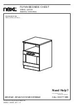 Next FLYNN BEDSIDE CHEST 350946 Assembly Instructions Manual preview