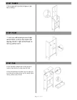 Предварительный просмотр 4 страницы Next GATSBY BATHROOM CONSOLE Assembly Instructions Manual