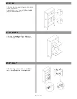 Предварительный просмотр 5 страницы Next GATSBY BATHROOM CONSOLE Assembly Instructions Manual