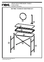 Preview for 3 page of Next GRAYSON 218997 Assembly Instructions Manual