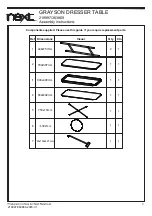 Preview for 4 page of Next GRAYSON 218997 Assembly Instructions Manual