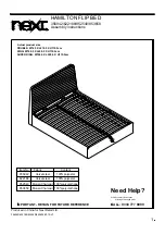 Предварительный просмотр 2 страницы Next HAMILTON 356942 Assembly Instructions Manual