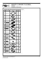 Preview for 4 page of Next HANLEY CORNER 320543 Assembly Instructions Manual