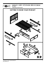 Предварительный просмотр 3 страницы Next HANLEY GREY STORAGE BED Assembly Instructions Manual