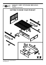 Предварительный просмотр 5 страницы Next HANLEY GREY STORAGE BED Assembly Instructions Manual