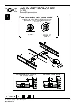 Предварительный просмотр 13 страницы Next HANLEY GREY STORAGE BED Assembly Instructions Manual