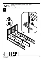 Предварительный просмотр 17 страницы Next HANLEY GREY STORAGE BED Assembly Instructions Manual