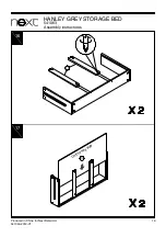 Предварительный просмотр 20 страницы Next HANLEY GREY STORAGE BED Assembly Instructions Manual