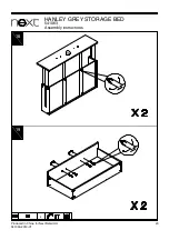 Предварительный просмотр 21 страницы Next HANLEY GREY STORAGE BED Assembly Instructions Manual