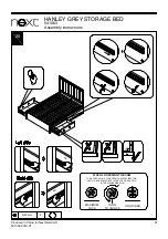 Предварительный просмотр 22 страницы Next HANLEY GREY STORAGE BED Assembly Instructions Manual