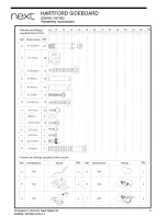 Предварительный просмотр 5 страницы Next HARTFORD SIDEBOARD Assembly Instructions Manual