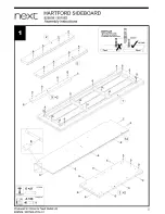 Предварительный просмотр 6 страницы Next HARTFORD SIDEBOARD Assembly Instructions Manual