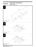 Предварительный просмотр 10 страницы Next HARTFORD SIDEBOARD Assembly Instructions Manual