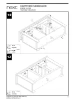 Предварительный просмотр 12 страницы Next HARTFORD SIDEBOARD Assembly Instructions Manual