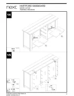 Предварительный просмотр 13 страницы Next HARTFORD SIDEBOARD Assembly Instructions Manual