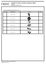 Preview for 5 page of Next HEARTS AND STARS 678476 Assembly Instructions Manual