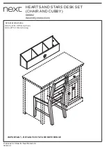 Preview for 1 page of Next HEARTS AND STARS 680852 Assembly Instructions Manual