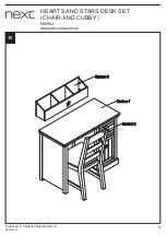 Preview for 13 page of Next HEARTS AND STARS 680852 Assembly Instructions Manual