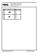 Предварительный просмотр 9 страницы Next HELSINKI CRN DIN 479421 Assembly Instructions Manual