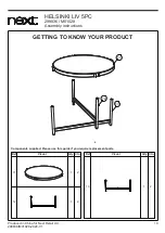 Предварительный просмотр 11 страницы Next HELSINKI LIV 5PC 299836 Assembly Instructions Manual