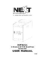 Next HFA112s User Manual preview