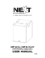 Предварительный просмотр 1 страницы Next HFA115s User Manual