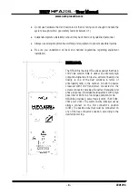 Preview for 7 page of Next HFA206L User Manual