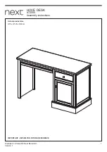 Next Hove 872590 Assembly Instructions Manual предпросмотр