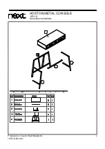 Предварительный просмотр 4 страницы Next HOXTON 107219 Assembly Instructions Manual