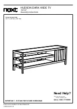 Preview for 2 page of Next HUDSON 152147 Assembly Instructions Manual